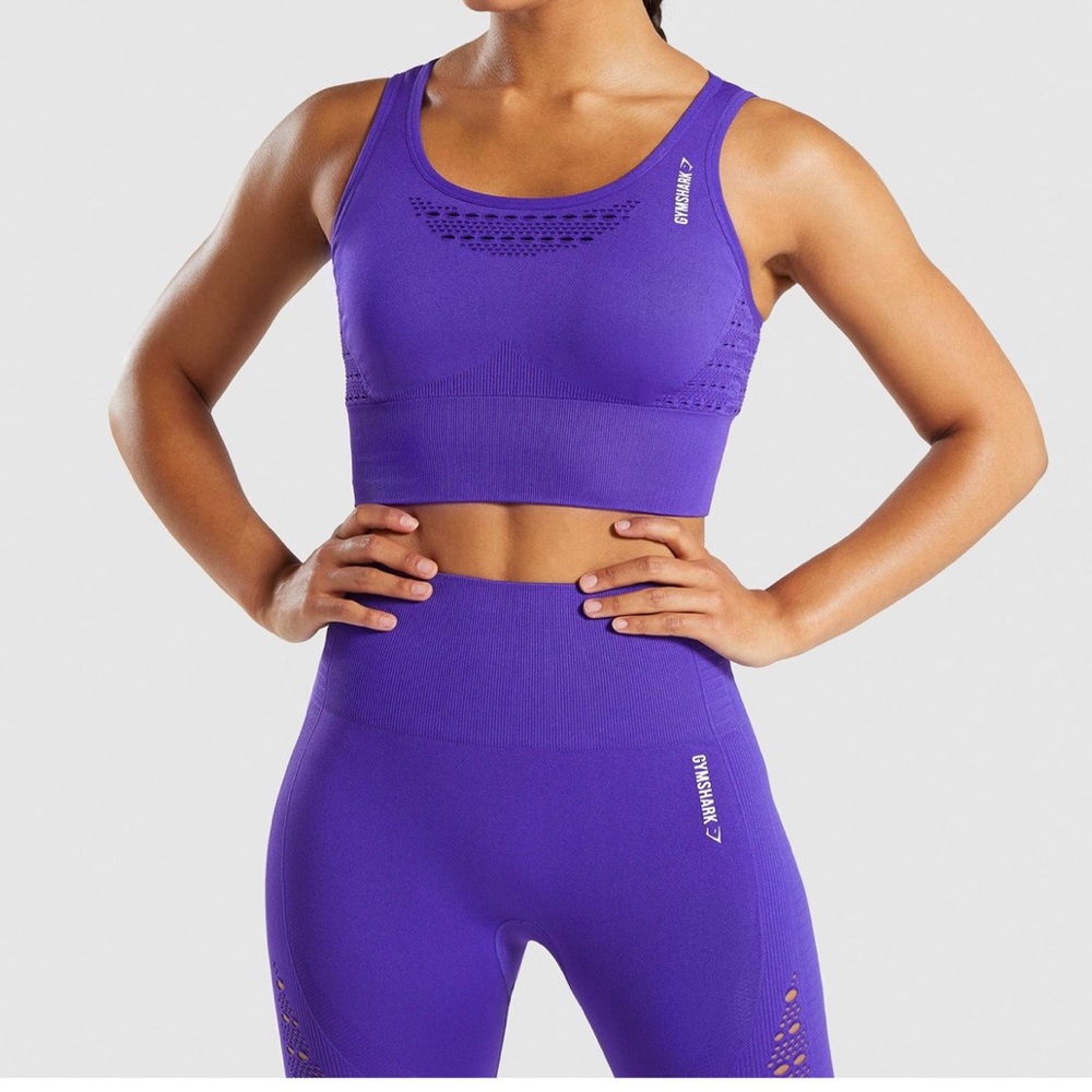 Gymshark purple energy set